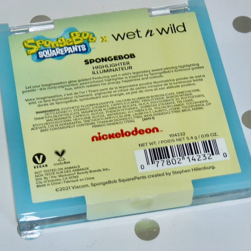 Wet n Wild x Spongebob Makeup Highlighter Illuminator Pressed Powder - Picture 16 of 16